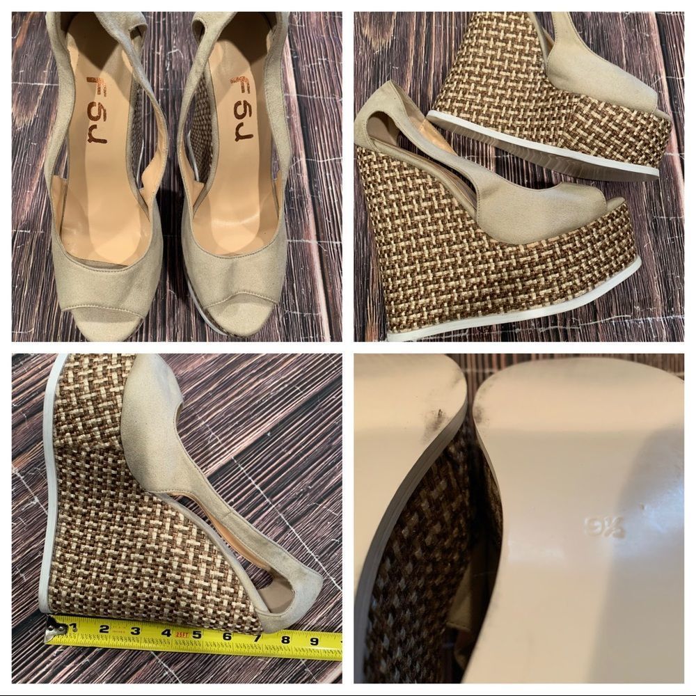 FSJ Wedge Heel Shoes size 9 1/2
Brand new, Never Worn, No Box B8